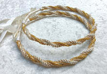 Load image into Gallery viewer, Stefana Crowns Gold, Greek Orthodox Wedding Stefana, Greece Wedding, Στέφανα Γάμου