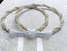 Load image into Gallery viewer, Stefana Crowns Silver, Greek Orthodox Wedding Stefana, Greece Wedding, Στέφανα Γάμου, Stefana Gamou