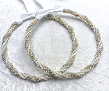 Load image into Gallery viewer, Stefana Crowns Silver, Greek Orthodox Wedding Stefana, Greece Wedding, Στέφανα Γάμου, Stefana Gamou