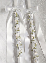 Load image into Gallery viewer, Gold Leaf Greek Orthodox Lambathes Wedding Candles Greek Baptism Lambades