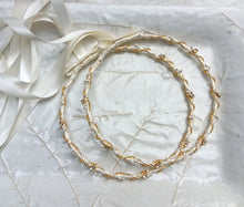 Load image into Gallery viewer, Greek Orthodox Wedding Lambathes and Stefana Crowns in Ivory or White with Gold or Silver Accents (Copy)
