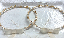 Load image into Gallery viewer, Greek Orthodox Wedding Lambathes and Stefana Crowns in Ivory or White with Gold or Silver Accents (Copy)