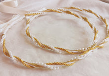 Load image into Gallery viewer, Stefana Crowns, Greek Orthodox Wedding Crowns, Wedding Stefana White or Ivory