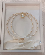 Load image into Gallery viewer, Stefanothiki, White Stefana Crown Case, Modern Stefanothiki, Gift For Greek Wedding