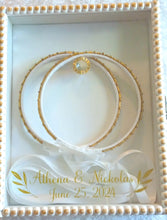 Load image into Gallery viewer, Stefanothiki, White Stefana Crown Case, Modern Stefanothiki, Gift For Greek Wedding