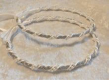 Load image into Gallery viewer, Stefana Lambathe Set, Orthodox Wedding Crowns, Greek Stefana, Greek Wedding Candles