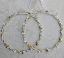 Load image into Gallery viewer, Stefana Crowns with Pearls & Rhinestones