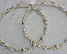 Load image into Gallery viewer, Stefana Crowns with Pearls & Rhinestones