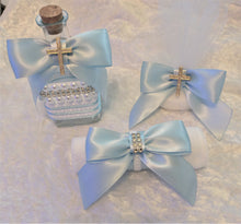 Load image into Gallery viewer, Greek Orthodox Baptism Lambades - Boy or Girl Baptismal Set - Oil Bottle Baptism Set - Baptism Candles