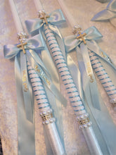 Load image into Gallery viewer, Greek Orthodox Baptism Lambades - Boy or Girl Baptismal Set - Oil Bottle Baptism Set - Baptism Candles