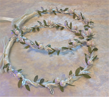 Load image into Gallery viewer, Stefana Crowns, Greek Orthodox Wedding Crowns, Wedding Stefana in White or Ivory Silver