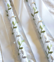 Load image into Gallery viewer, Greek Lambathes Wedding Candles - Lambades Wedding - Olive Leaf Wedding Candles
