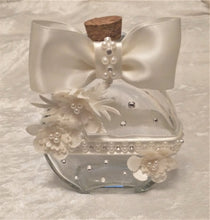 Load image into Gallery viewer, Greek Orthodox Baptism Lambades - Ivory Baptismal Set - Oil Bottle Baptism Set - Baptism Candles