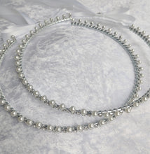 Load image into Gallery viewer, Greek Stefana Crowns with Dainty White Pearls and Rhinestones