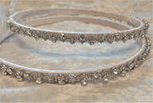 Load image into Gallery viewer, Greek Stefana Crowns, Orthodox Wedding Crowns, Glamorous Rhinestone Wedding Stefana