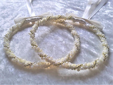 Load image into Gallery viewer, Greek Stefana Crowns, Orthodox Wedding Crowns, Wedding Stefana in White, Ivory, Pearl, Silver or Gold