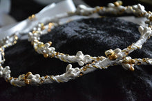 Load image into Gallery viewer, Stefana Crowns with Pearls & Rhinestones