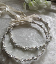 Load image into Gallery viewer, Stefana Crowns with Pearls & Rhinestones