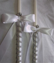 Load image into Gallery viewer, Greek Wedding Candles - Lambathes Wedding - Lambades