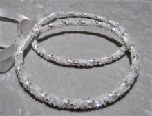 Load image into Gallery viewer, White Rhinestone Stefana Wedding Crowns - Greek Orthodox Crowns - Wedding Stefana