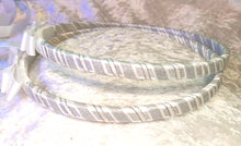 Load image into Gallery viewer, Affordable Stefana Greek Wedding Crowns and Lambathes in Silver &amp; White
