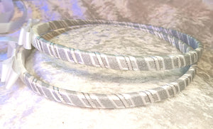 Affordable Stefana Greek Wedding Crowns and Lambathes in Silver & White