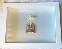 Load image into Gallery viewer, Stefanothiki, White Stefana Crown Case, Modern Stefanothiki, Gift For Greek Wedding
