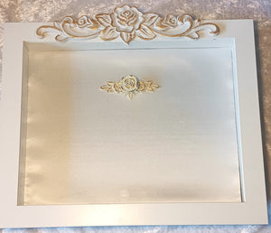 Stefanothiki, White Stefana Crown Case, Modern Stefanothiki, Gift For Greek Wedding