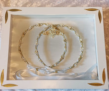 Load image into Gallery viewer, Stefanothiki, White Stefana Crown Case, Modern Stefanothiki, Gift For Greek Wedding
