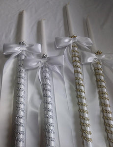 Greek Wedding Candles - Lambathes Wedding - Lambades