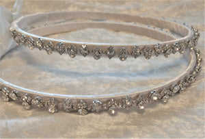 Greek Stefana Crowns, Orthodox Wedding Crowns, Glamorous Rhinestone Wedding Stefana